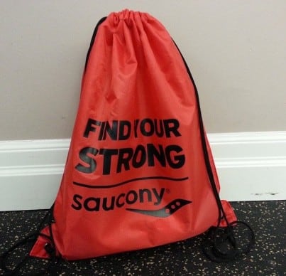 saucony gift bag