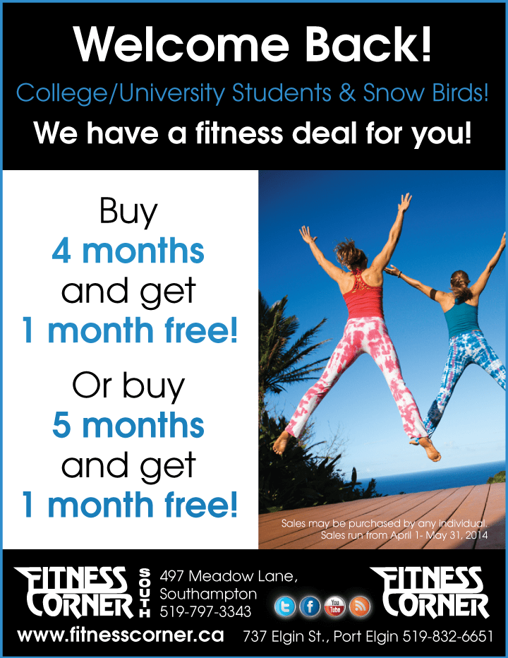 membership sale - Fitness Corner
