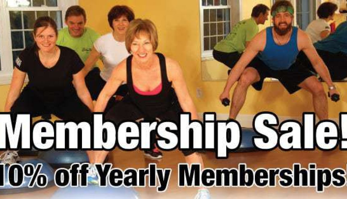 memmbership sale fitness corner port elgin and southampton