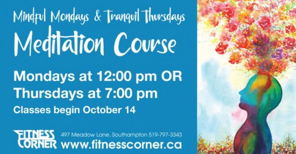 Mindful Mondays & Tranquil Thursdays - Meditation Course